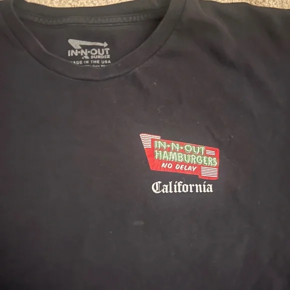 In-N-Out Burger Black Short Sleeve Tee - Picture 2 of 5